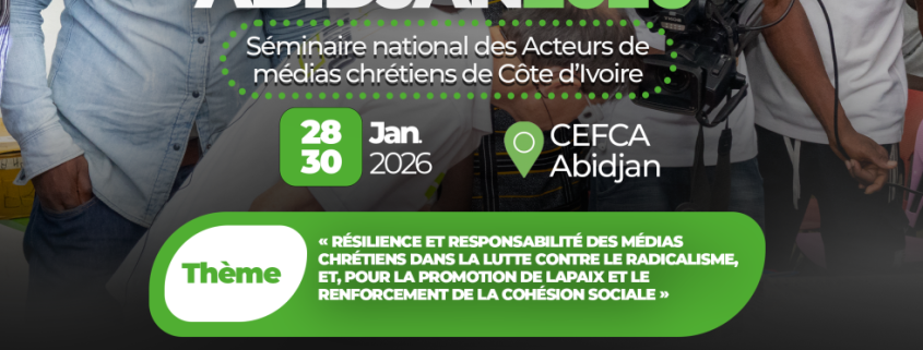 Médias Chrétiens : Médias Ébène et le FOMECAF s'unissent à Abidjan pour former les acteurs de la paix