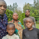 Kipesse Johnson and her family, currently in exile