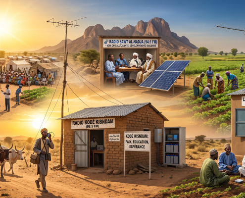 Sous le soleil brûlant de Dourbali, à la frontière centrafricaine de Goré ou dans les massifs du Guéra, le silence des pistes s’efface chaque jour devant le grésillement d'un transistor. Dans ces immensités enclavées du Tchad, où la radio nationale ne pénètre pas et où le réseau électrique relève du mirage, des chrétiens passionnés dressent des antennes de fortune au milieu de nulle part. Leur vocation ? Bien au-delà de la prédication dominicale, il s’agit de bâtir la paix, d’éduquer et de semer une espérance vivante.